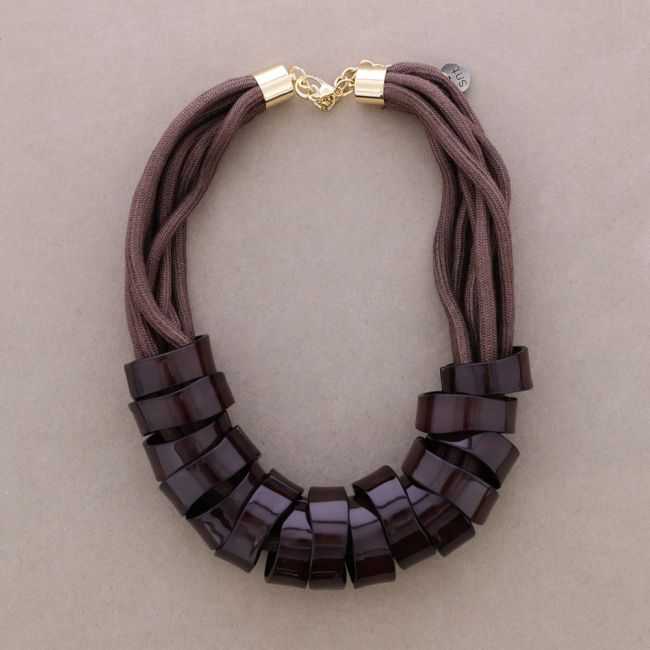 RESIN RING SHORT NECKLACE