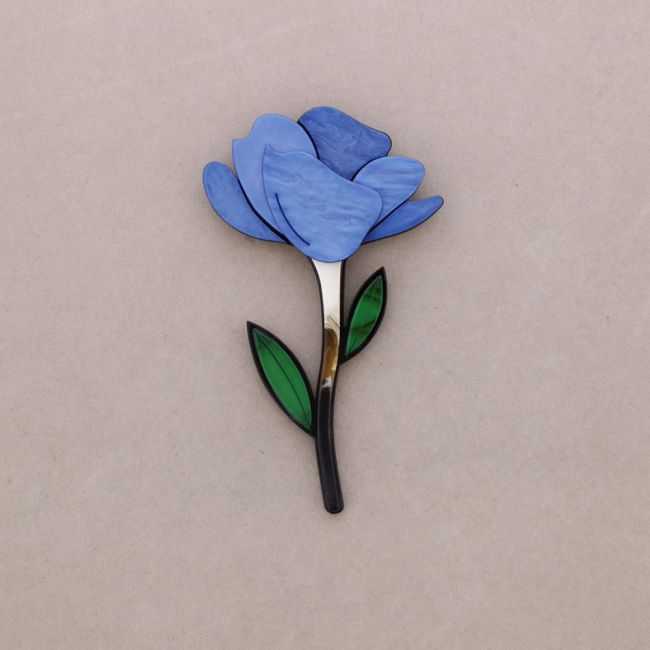 BROCHE FLOR RESINA