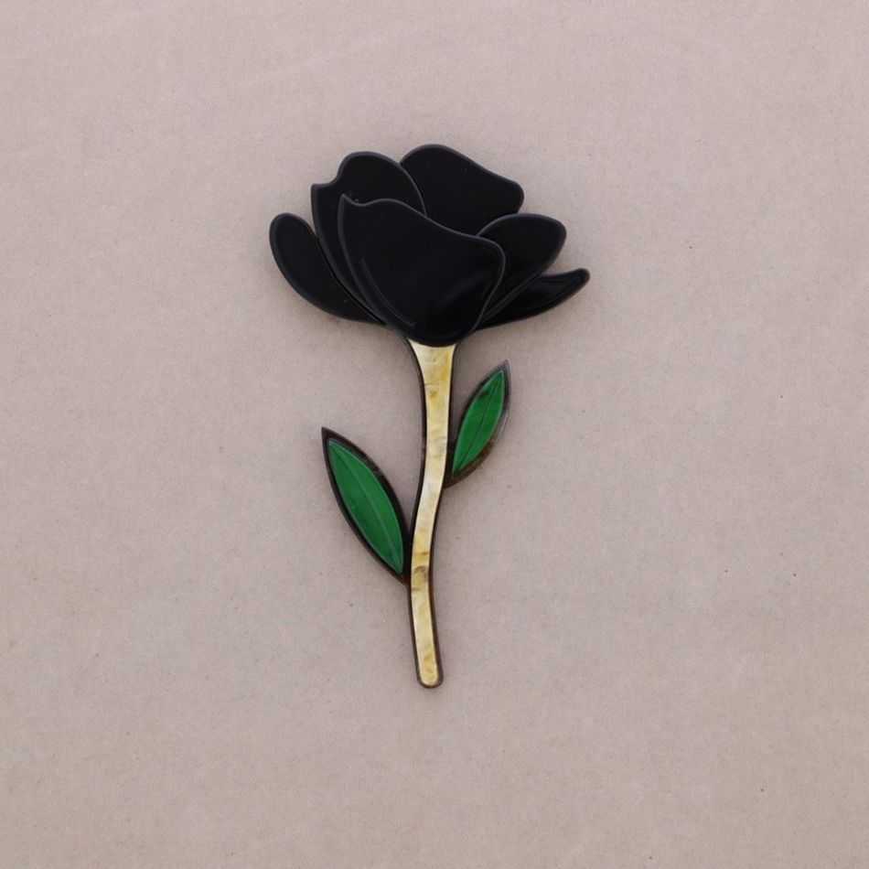 BROCHE FLOR RESINA