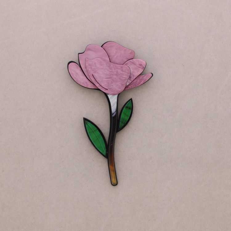 RESIN FLOWER BROOCH