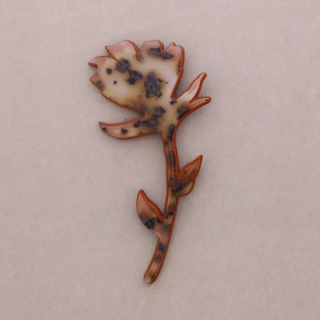BROCHE FLOR XL RESINA