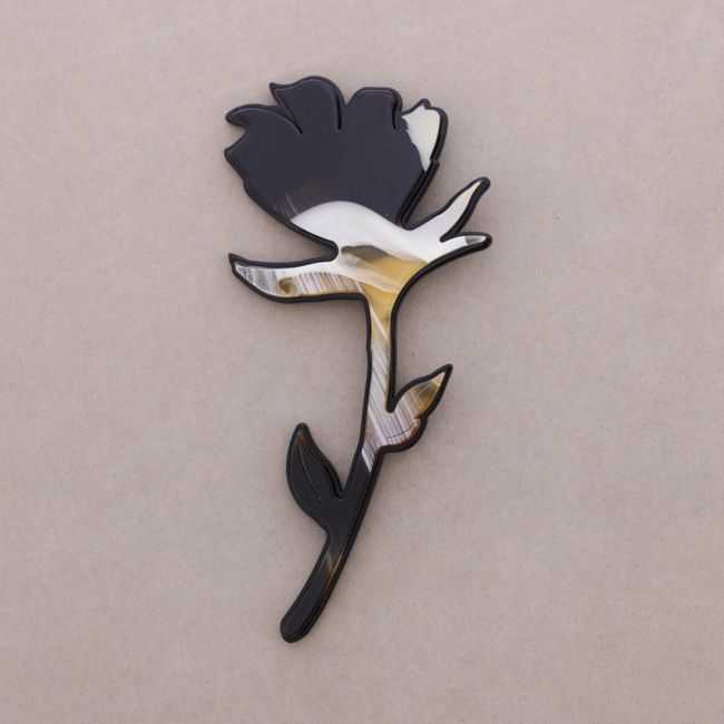BROCHE FLOR XL RESINA