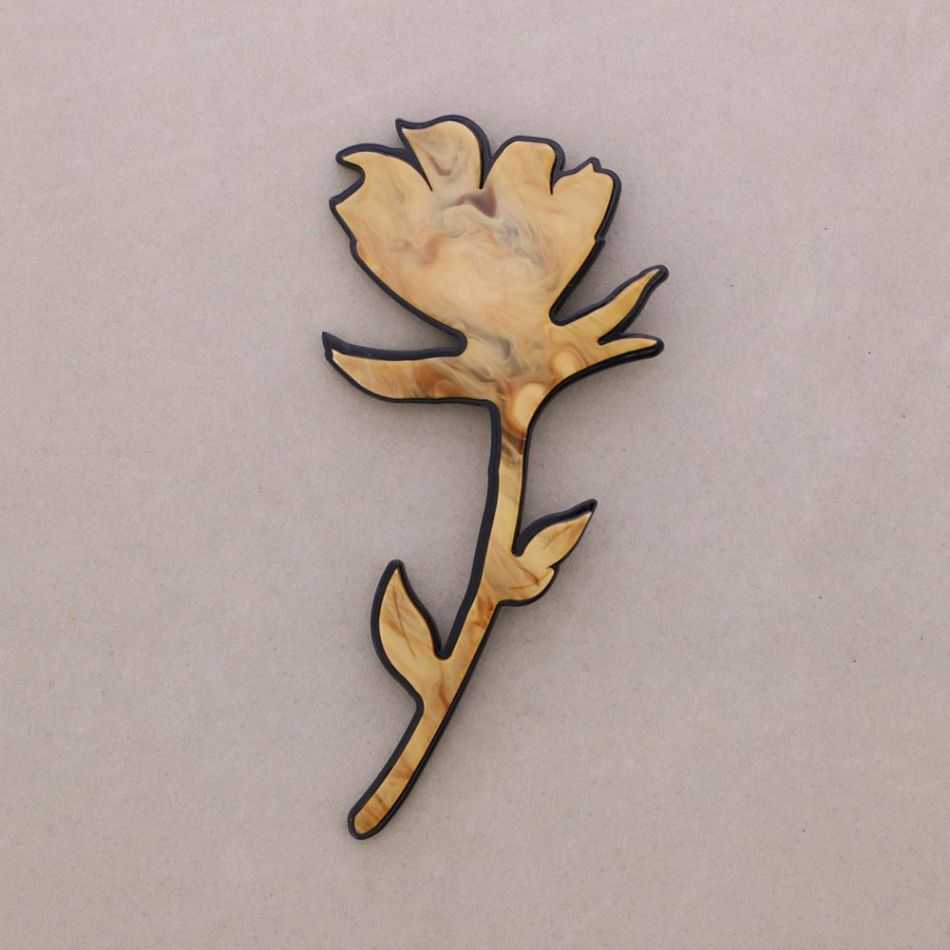 BROCHE FLOR XL RESINA