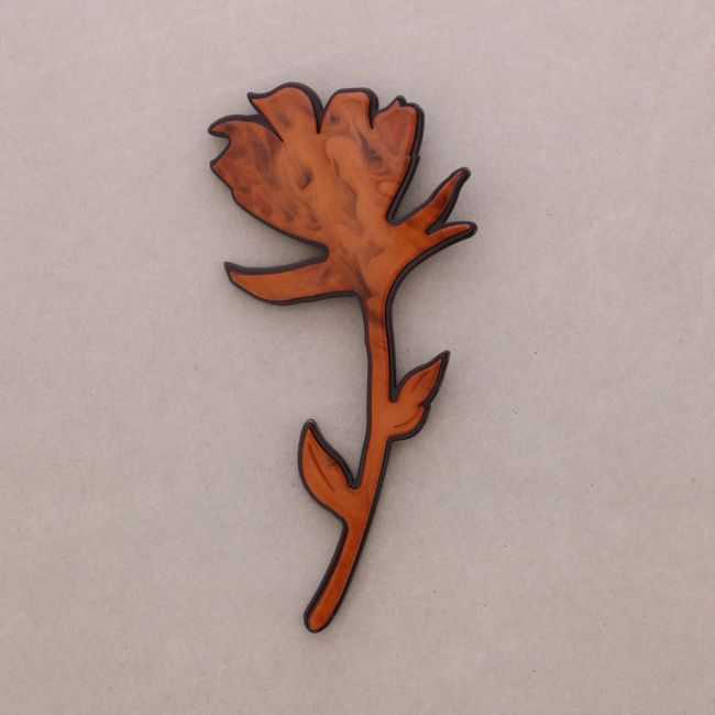 BROCHE FLOR XL RESINA