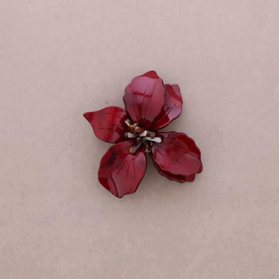 BROCHE FLOR RESINA