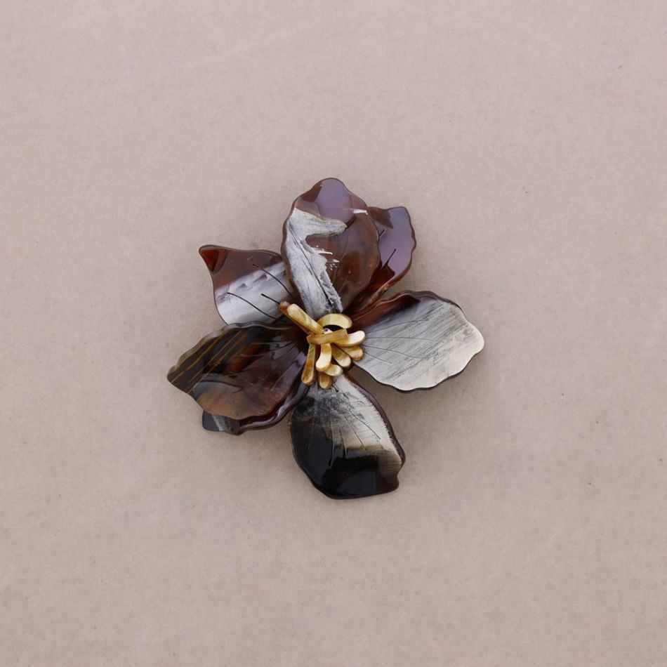 BROCHE FLOR RESINA