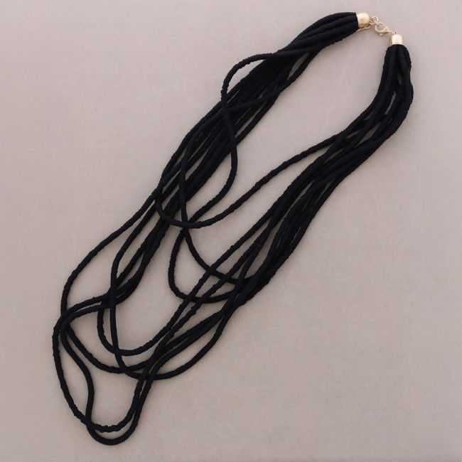COLLAR LARGO CORDÓN ELÁSTICO MULTI TIRAS