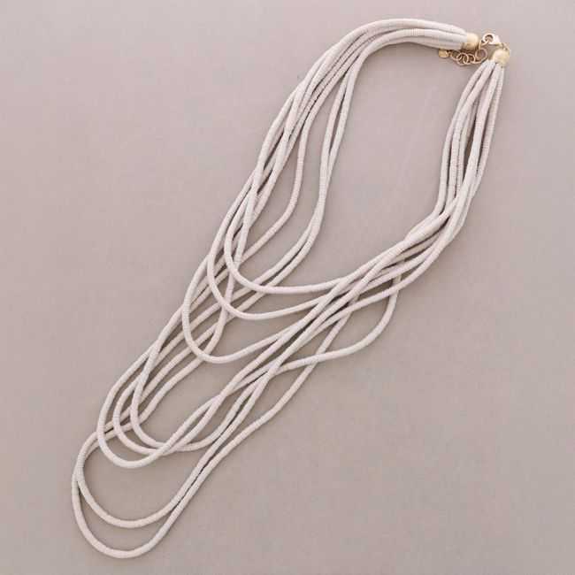 COLLAR LARGO CORDÓN ELÁSTICO MULTI TIRAS