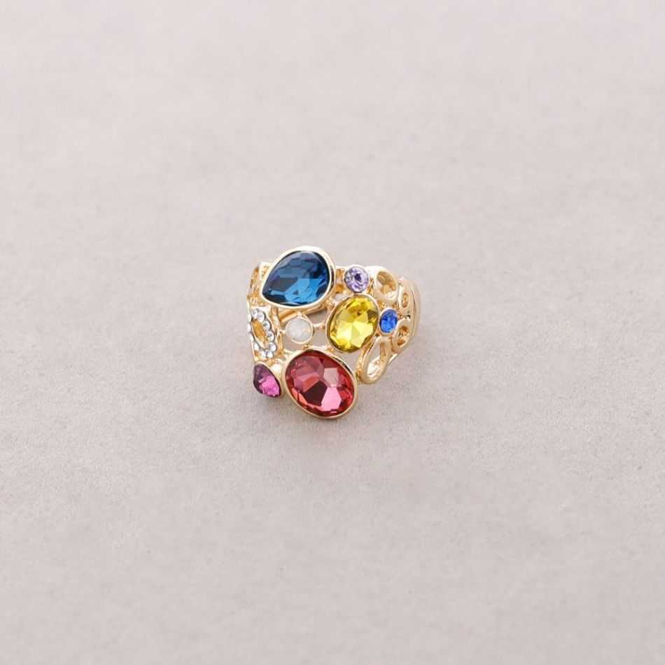 ANILLO ELÁSTICO METAL CRISTALES
