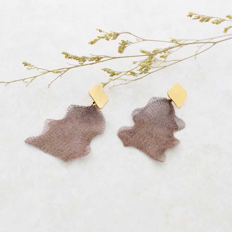 PENDIENTES COLGANTE MALLA 2