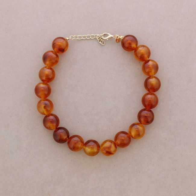 SHORT NECKLACE RESIN BEADS 20MM