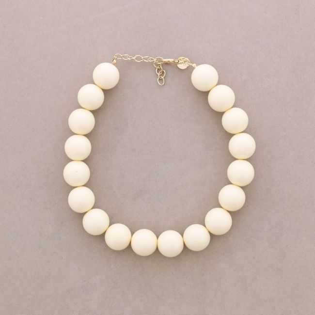 SHORT NECKLACE RESIN BEADS 20MM