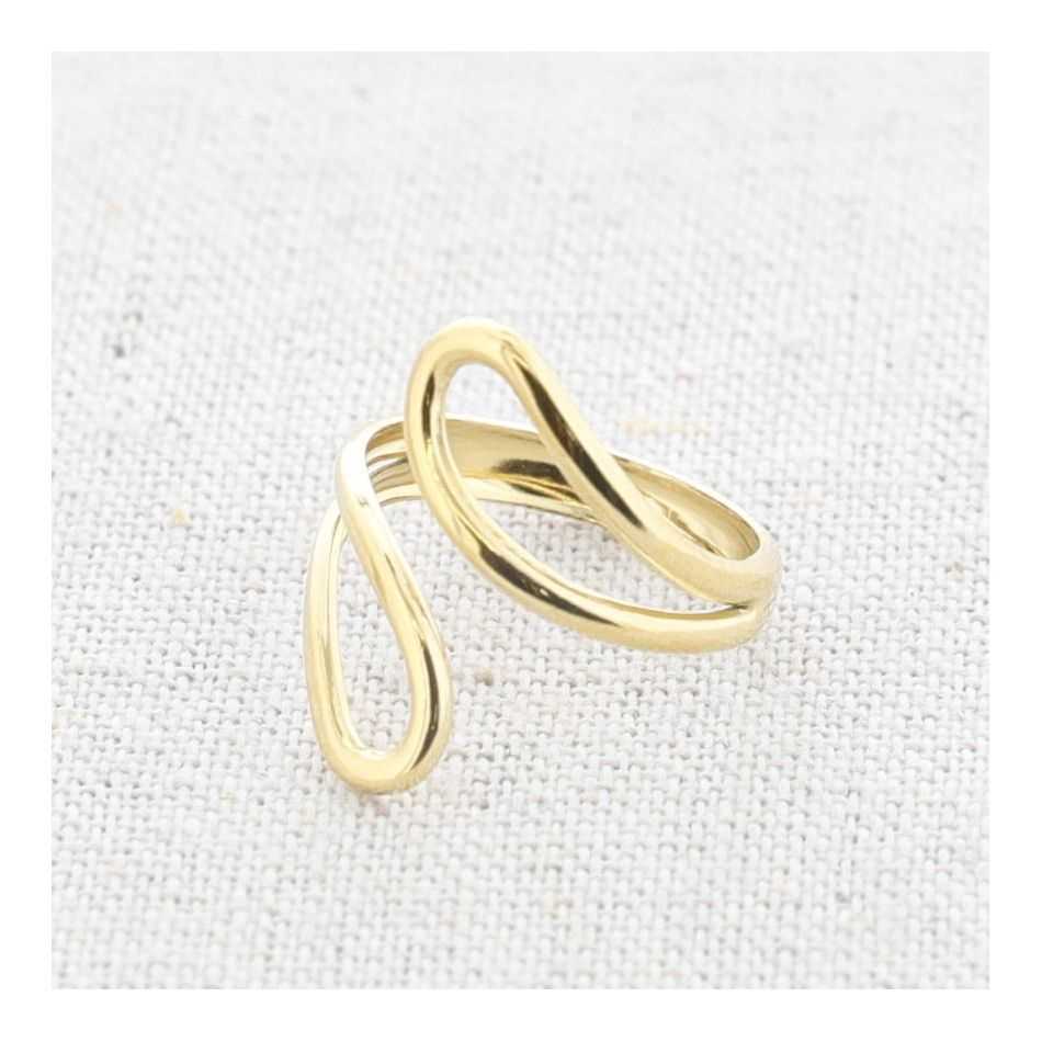 ANILLO ACERO FORMA GEOMÉTRICA
