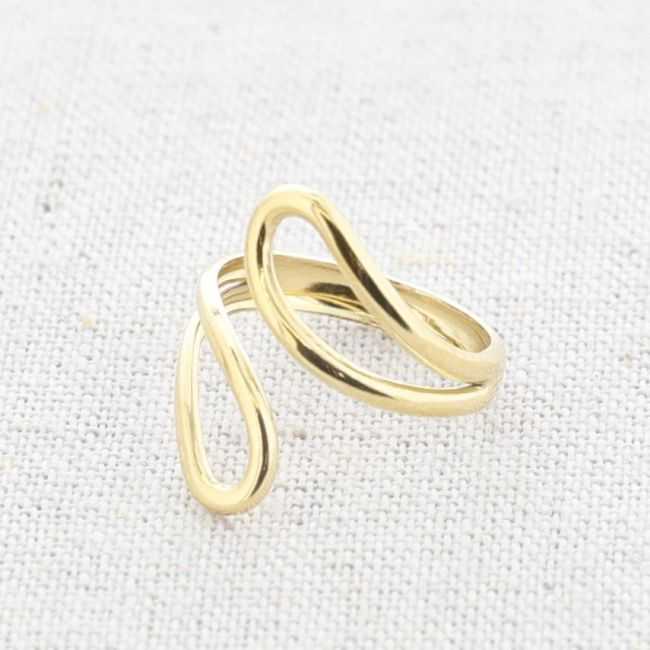 ANILLO ACERO FORMA GEOMÉTRICA