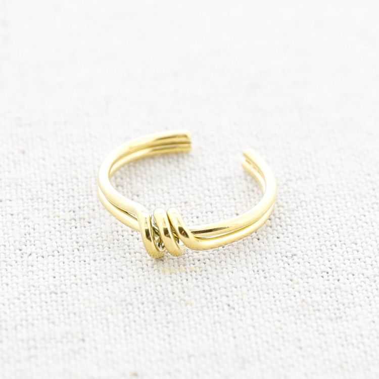 ANILLO ACERO NUDO