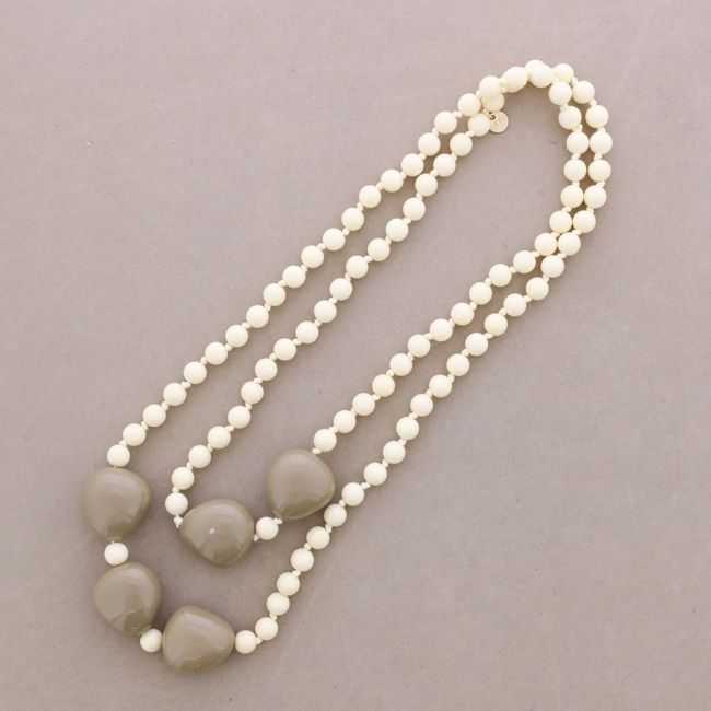 LONG NECKLACE RESIN BEADS 120CM