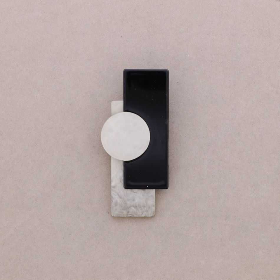 BROCHE FORMAS GEOMÉTRICAS RESINA