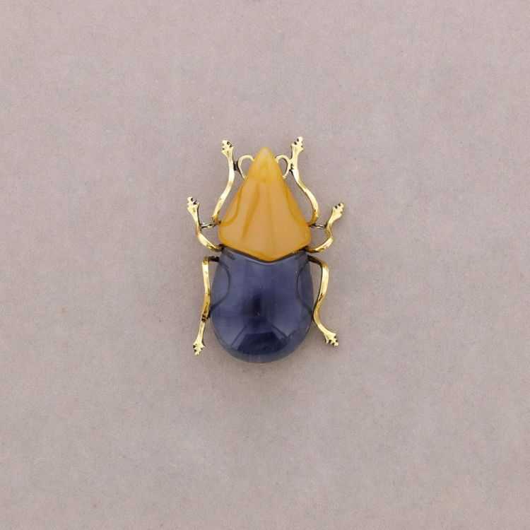 BROCHE INSECTO METAL RESINA