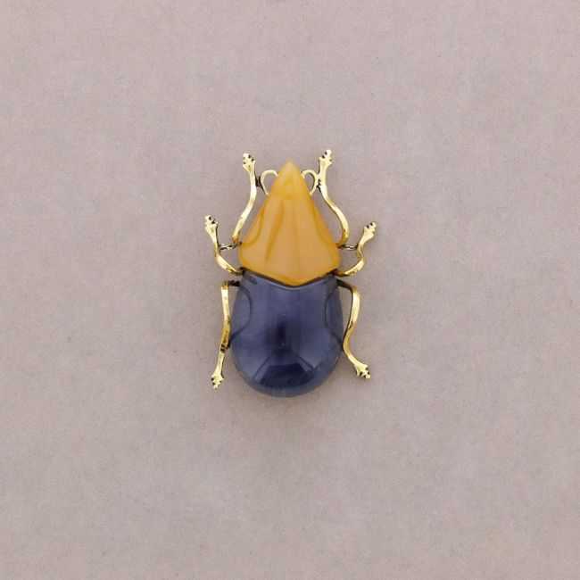BROCHE INSECTO METAL RESINA