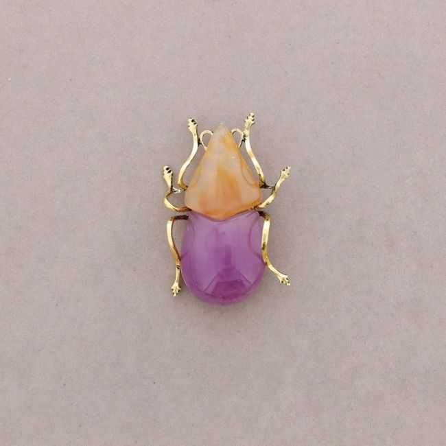 BROCHE INSECTO METAL RESINA