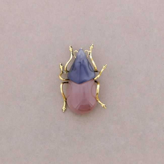 METAL RESIN INSECT BROOCH