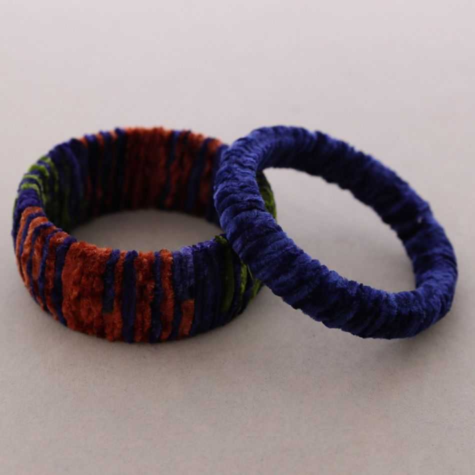 SET PULSERA TERCIOPELO FORRADA