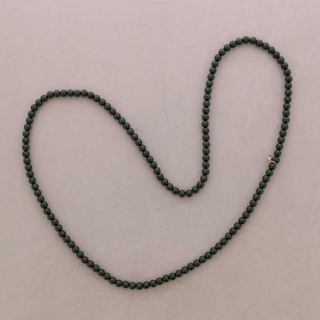 COLLAR LARGO ELÁSTICO CUENTAS BOLAS RESINA 100CM 6MM