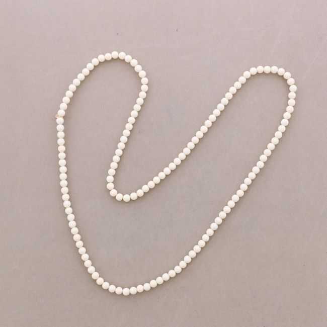 COLLAR LARGO ELÁSTICO CUENTAS BOLAS RESINA 100CM 6MM