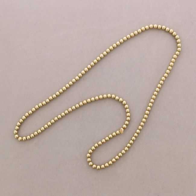 COLLAR LARGO ELÁSTICO CUENTAS BOLAS RESINA 100CM 6MM