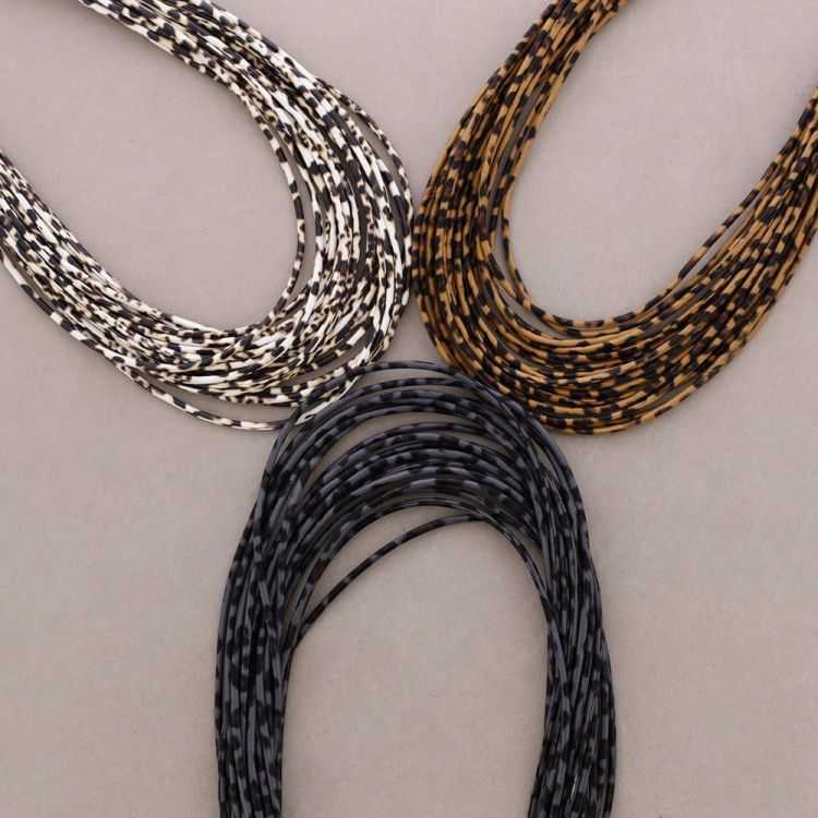 PRINTED MULTI-STRAP SHORT NECKLACE 2