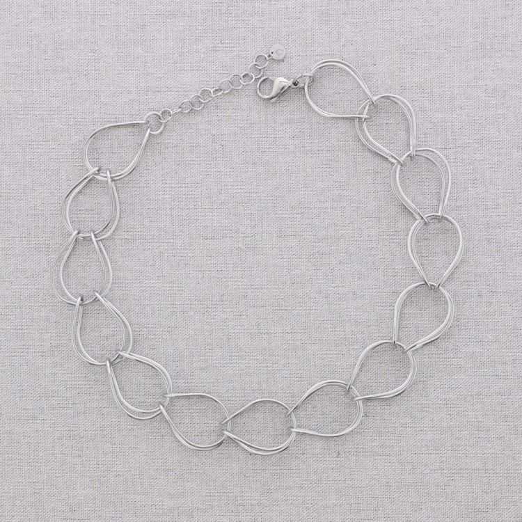 STEEL LINKS SHORT NECKLACE 2
