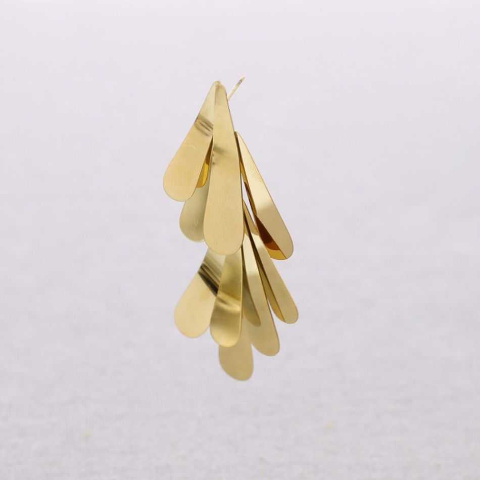STEEL DROP EARRINGS