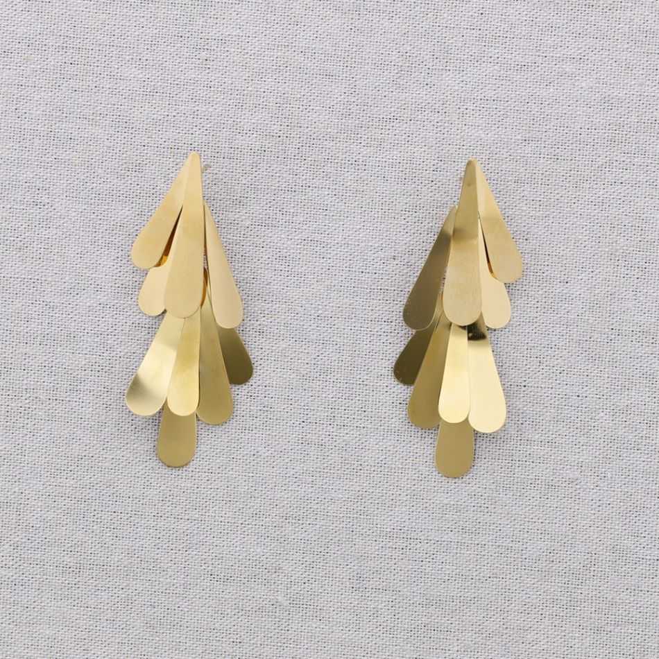 STEEL DROP EARRINGS