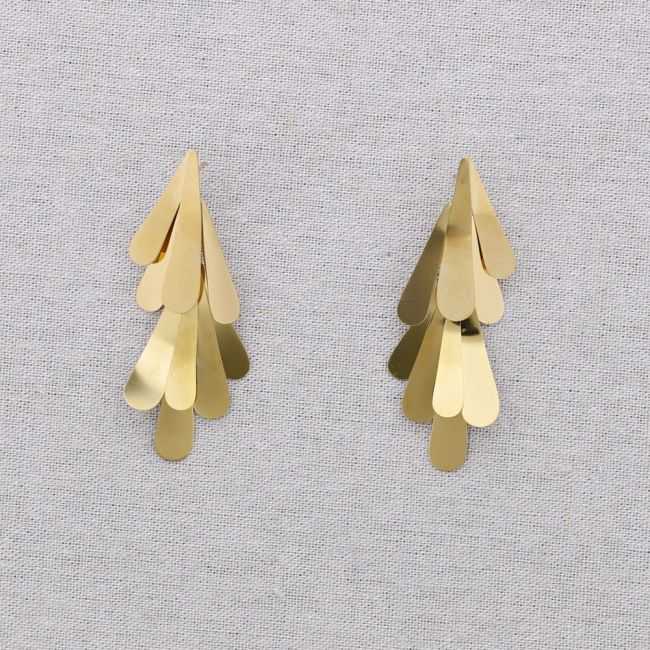 STEEL DROP EARRINGS