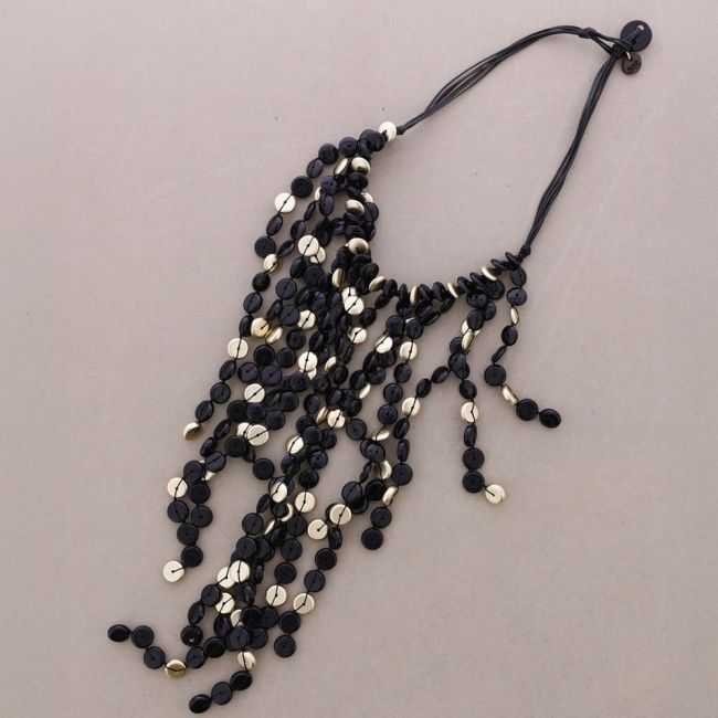 COLLAR BABERO CUENTAS RESINA