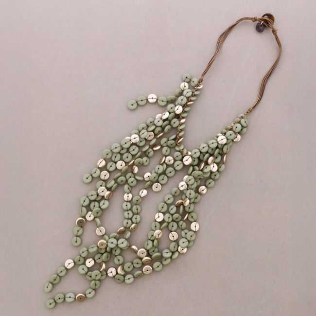 COLLAR BABERO CUENTAS RESINA