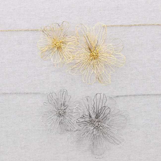 GARGANTILLA ACERO DOBLE FLOR FILIGRANA