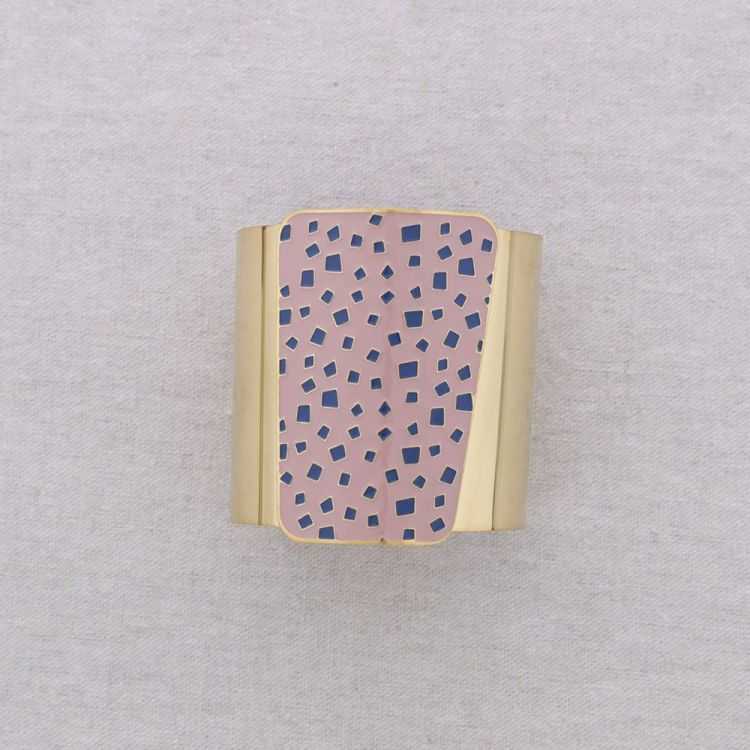 PULSERA ACERO AJUSTABLE ESMALTE