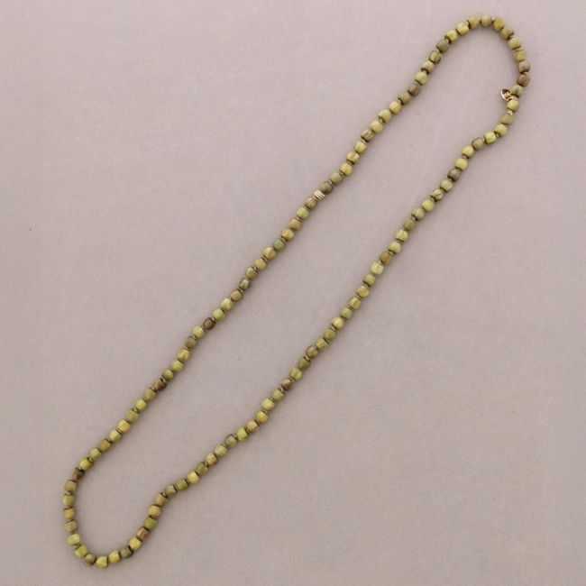 LONG WOODEN BEAD NECKLACE 100CM