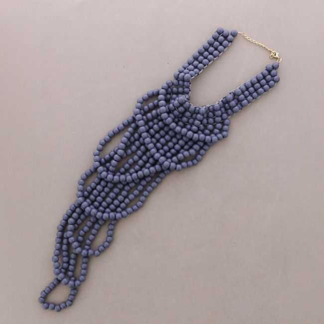 COLLAR BABERO BOLAS MADERA