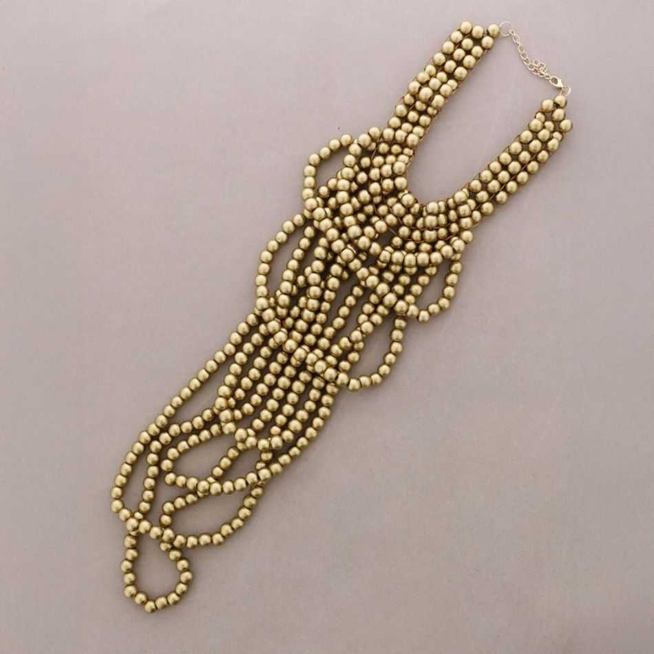 COLLAR BABERO BOLAS MADERA