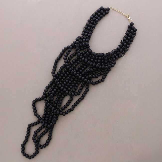 COLLAR BABERO BOLAS MADERA