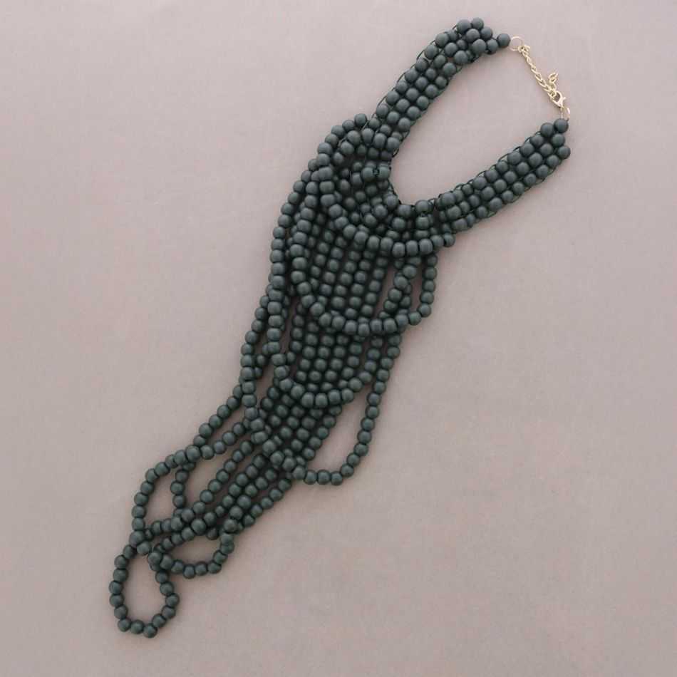 COLLAR BABERO BOLAS MADERA