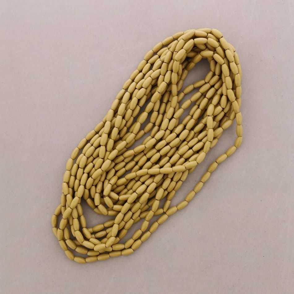 GARGANTILLA MULTI CUENTAS MADERA
