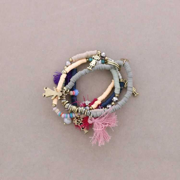 4-STRAND BEAD BRACELET