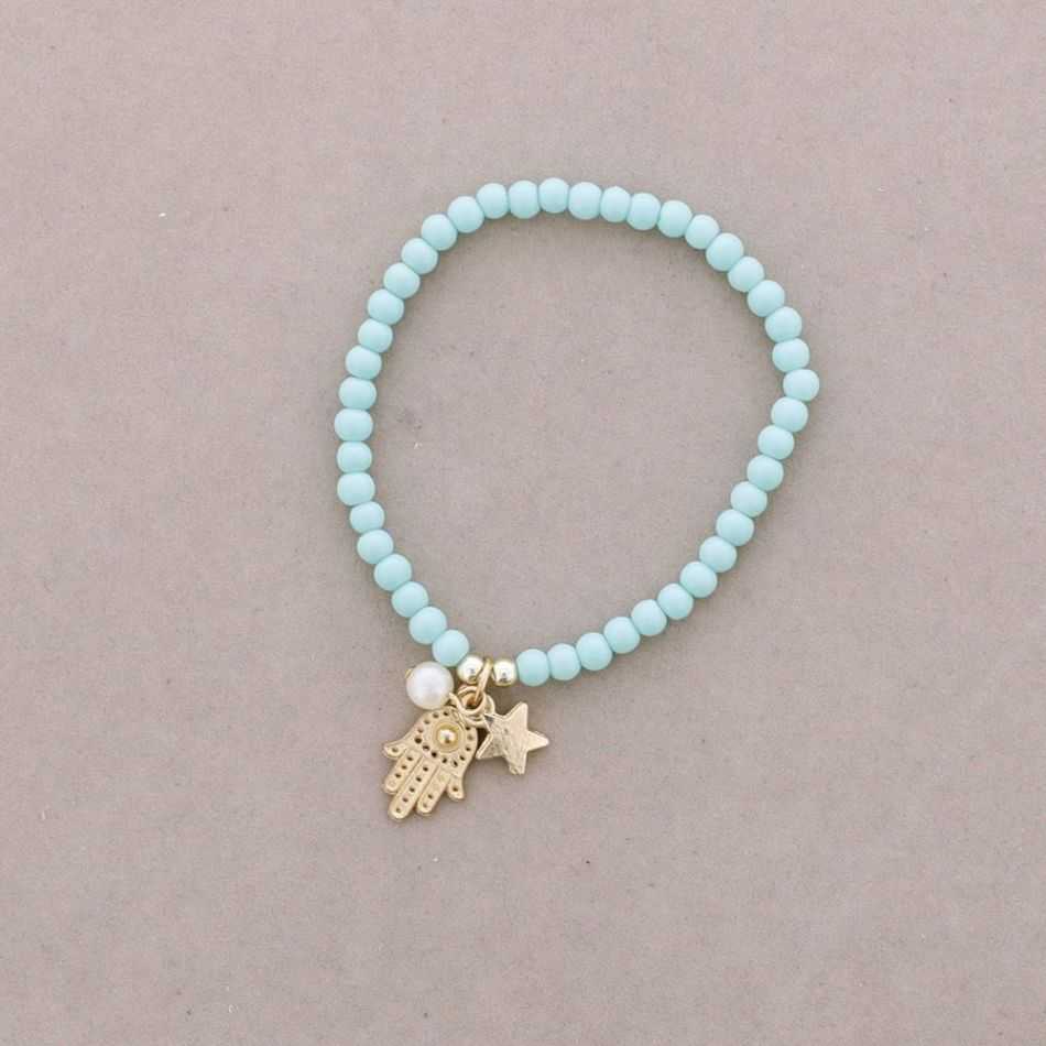PULSERA CUENTAS METAL CUENTAS