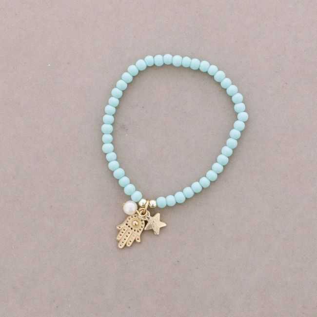PULSERA CUENTAS METAL CUENTAS