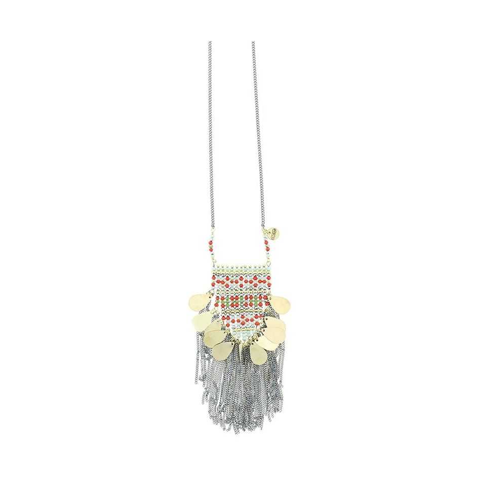 COLLAR LARGO COLG. CUENTAS FLECOS