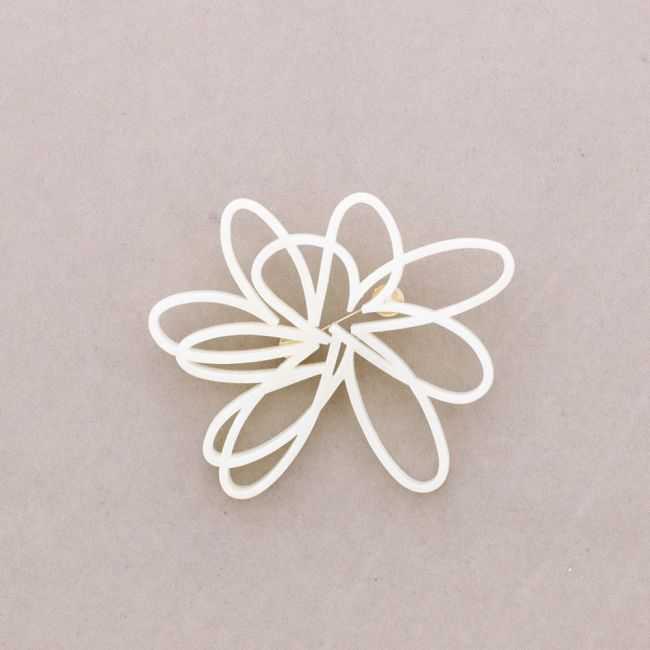 BROCHE FLOR CALADA