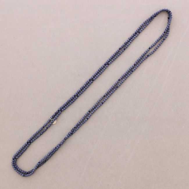 LONG NECKLACE FACETED CRYSTALS 1.5M*4MM